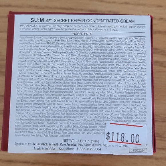 Su:m Secret Repair Concentrated Cream - Picture 6 of 6